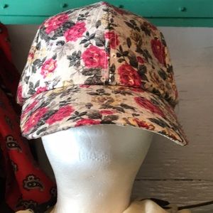 Floral baseball cap